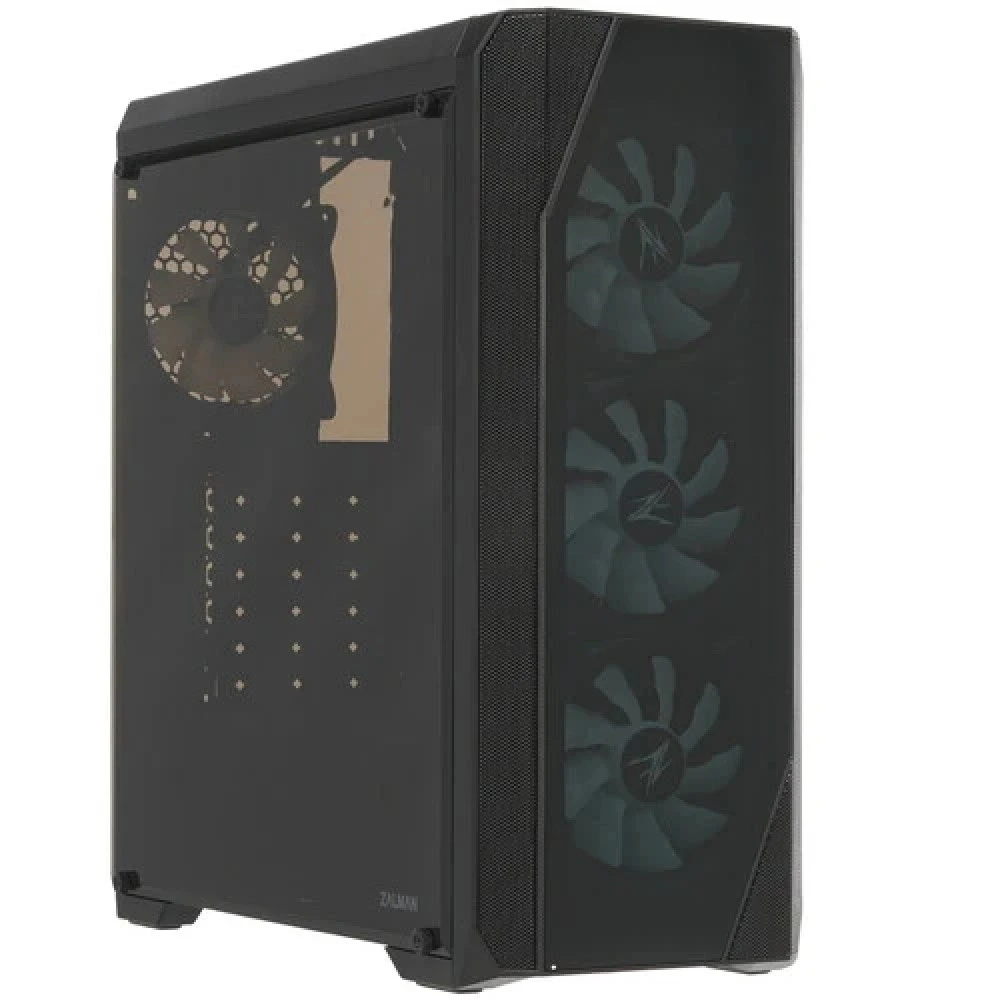 Корпус Zalman N5 TF, Mid Tower, ATX/mATX/Mini-ITX, RGB, чёрный — 2