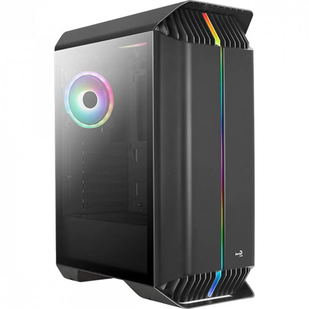 Компьютерный корпус Aerocool Gladiator Duo-G-BK, ATX, чёрный — 2