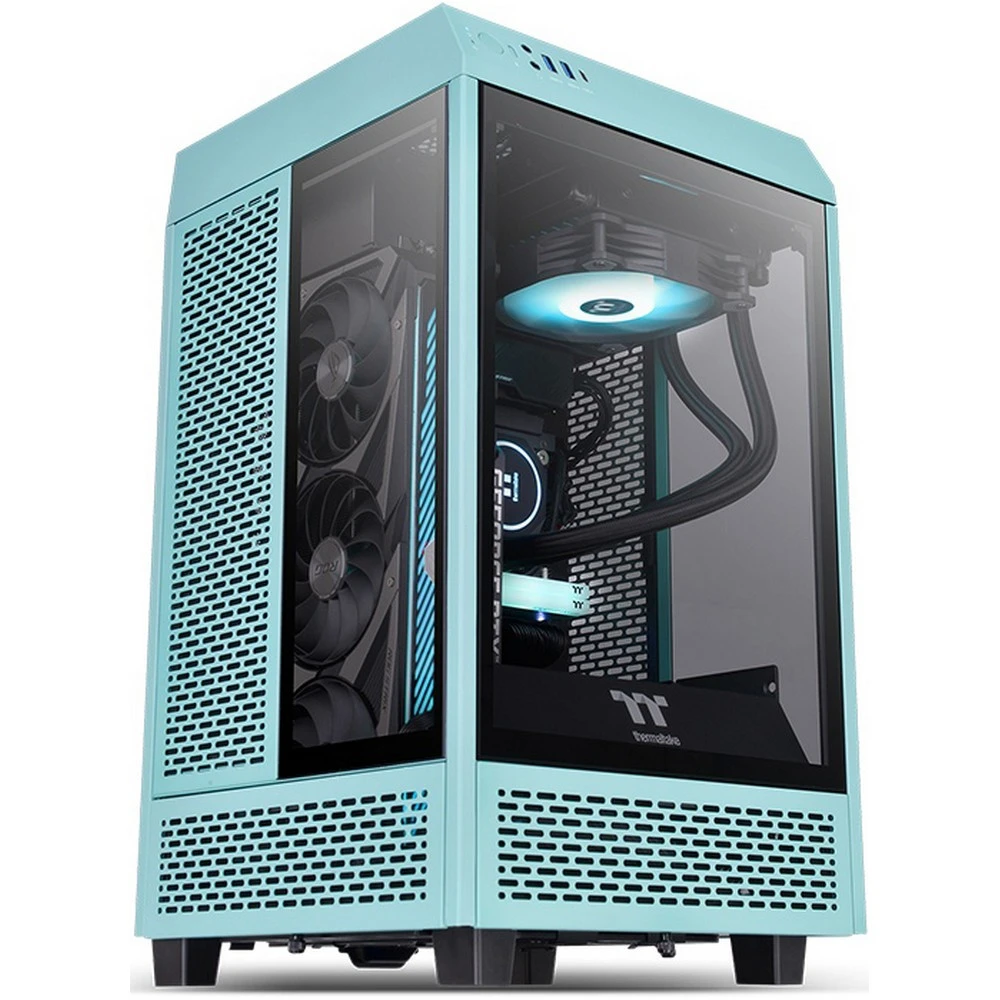 Корпус Thermaltake The Tower 100, Turquoise
