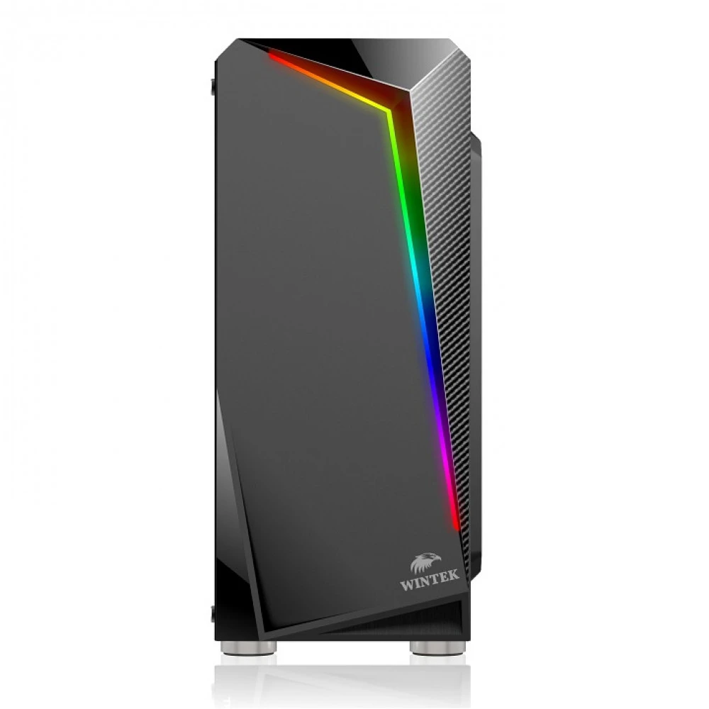 Корпус Wintek Crystal D533-B TG, Black