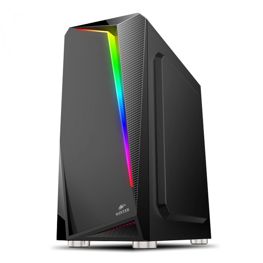 Корпус Wintek Crystal D533-B TG, Black — 2