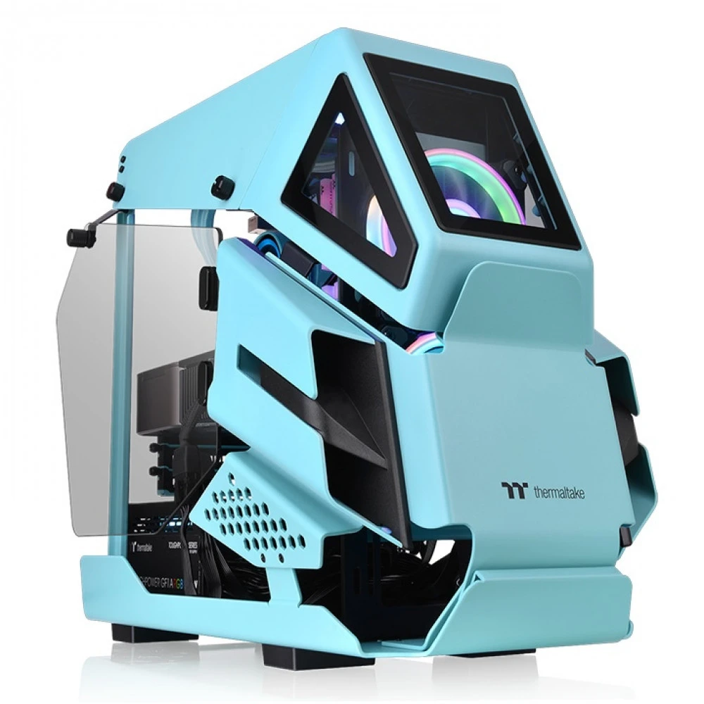Корпус Thermaltake AH T200, Turquoise Edition