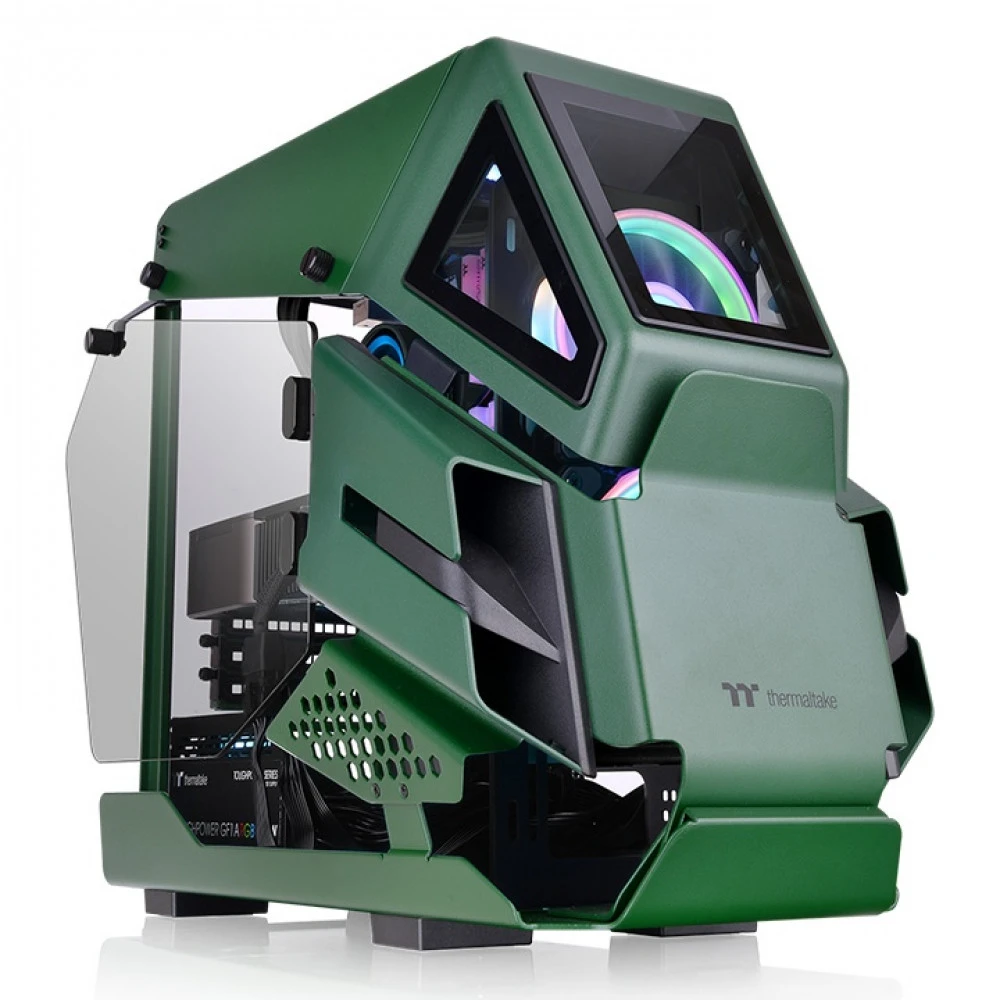 Корпус Thermaltake AH T200, Racing Green Edition