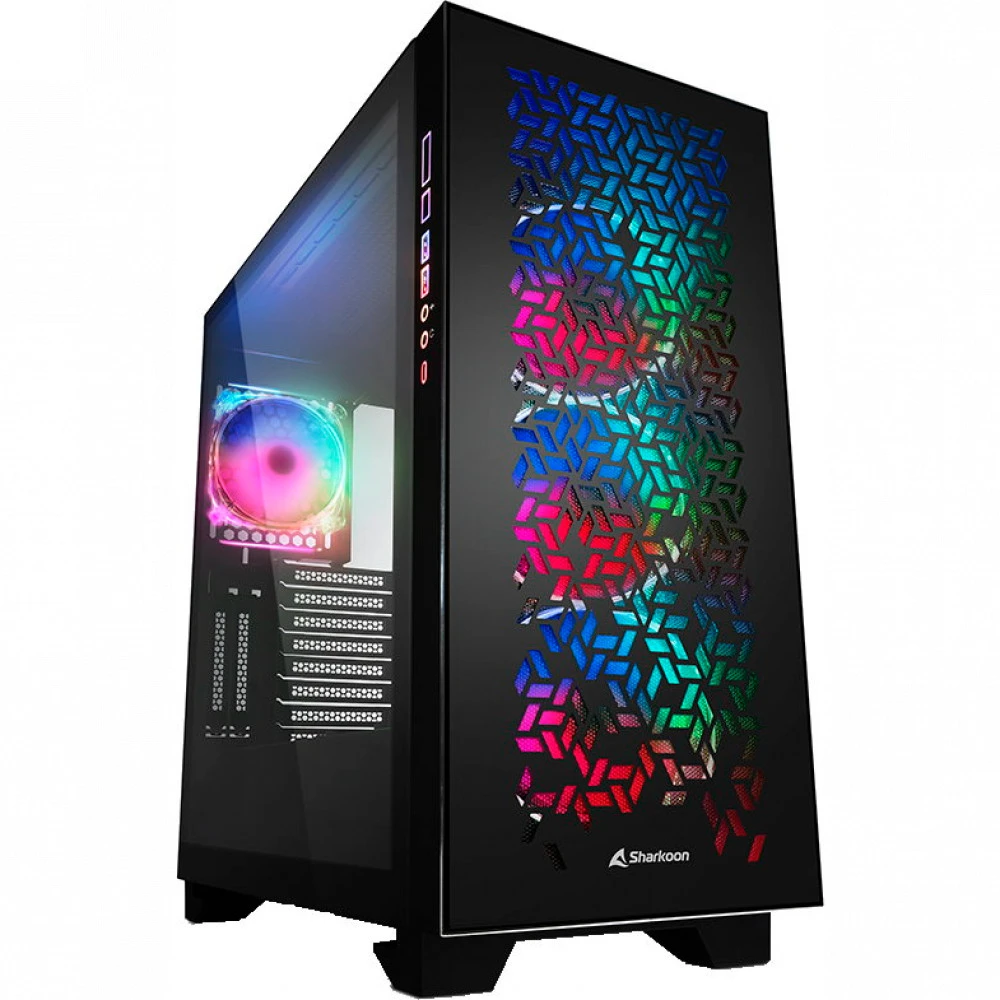 Корпус Sharkoon ELITE SHARK CA300H BE, Black — 2