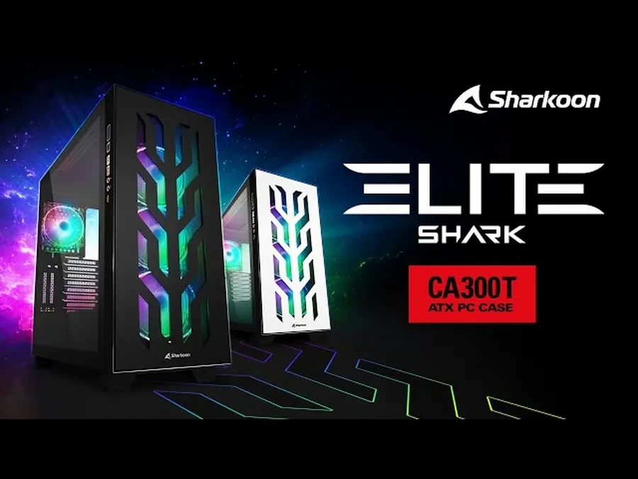 Корпус Sharkoon ELITE SHARK CA300T, E-ATX, чёрный — 2