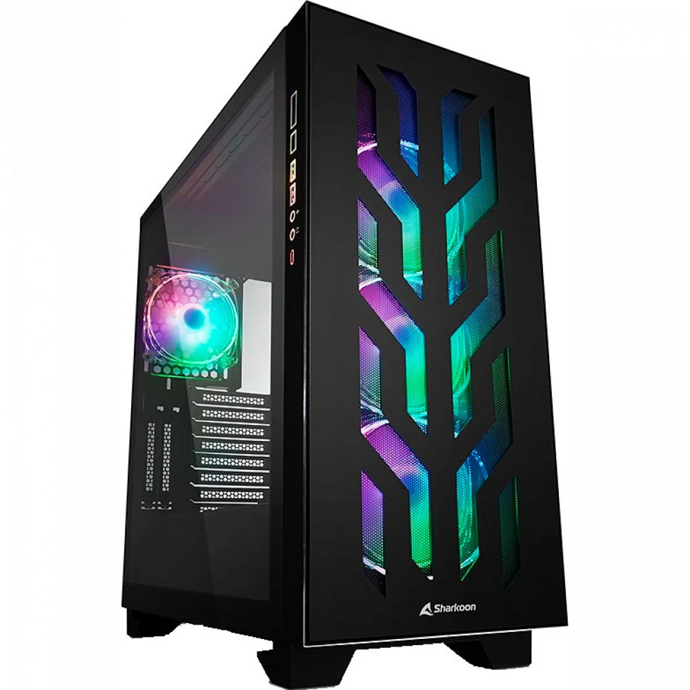 Корпус Sharkoon ELITE SHARK CA300T, E-ATX, чёрный — 4