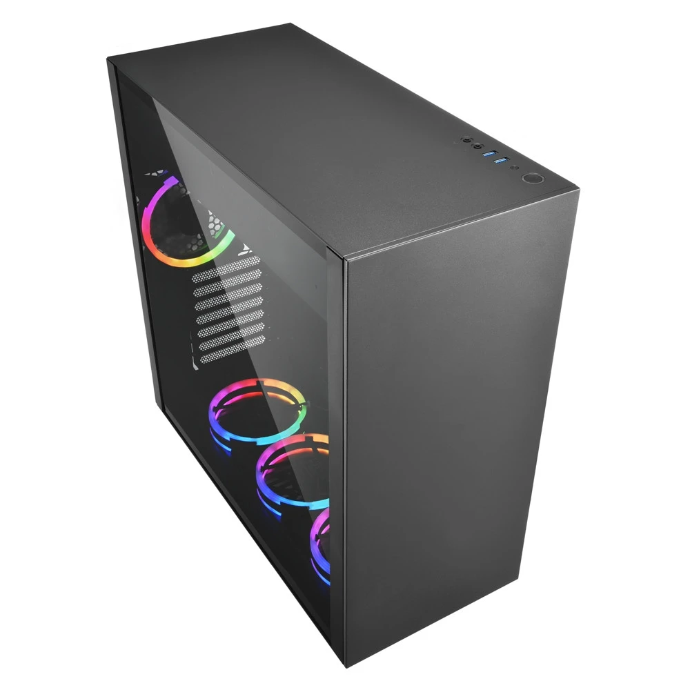 Корпус Sharkoon PURE STEEL RGB, E-ATX, чёрный — 2