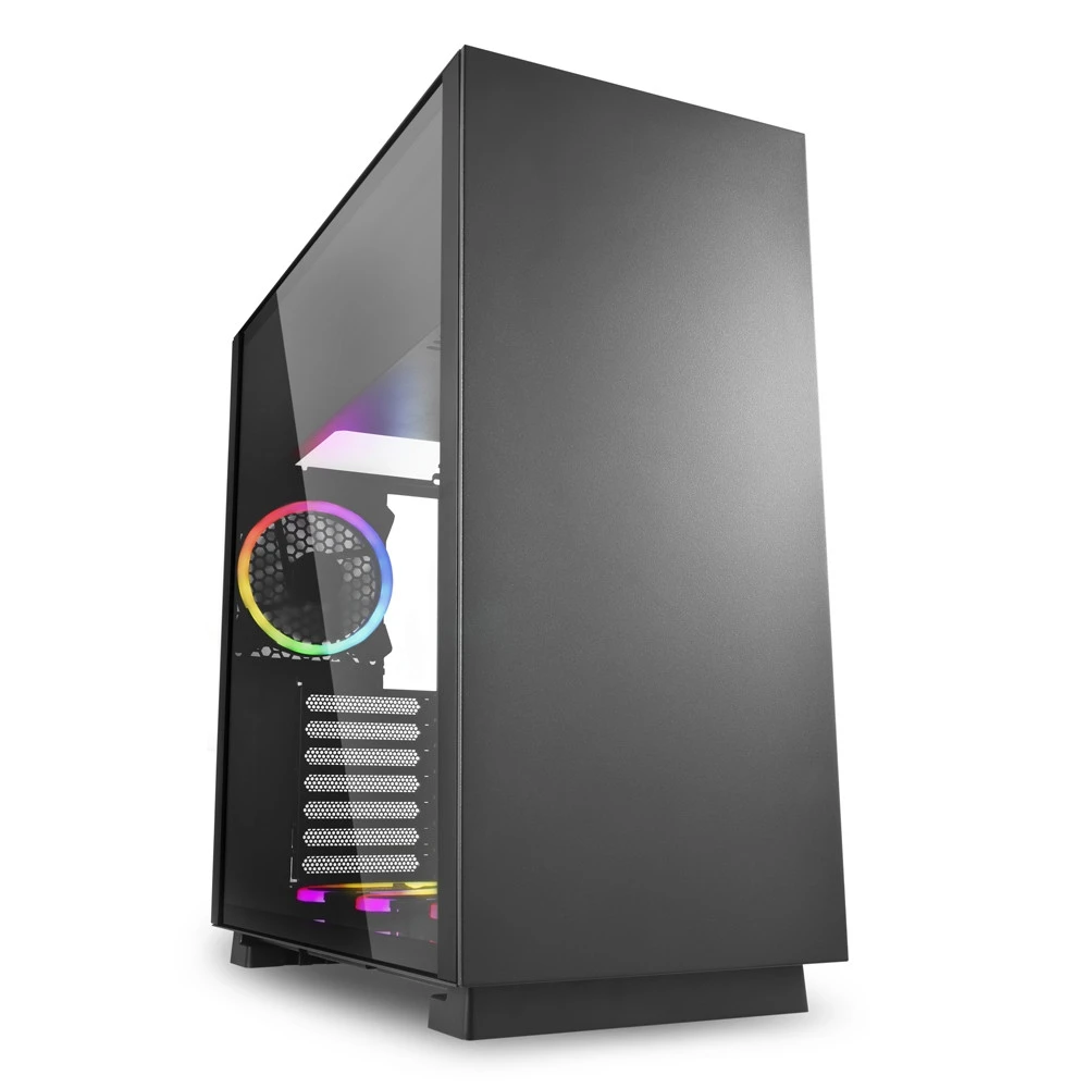 Корпус Sharkoon PURE STEEL RGB, E-ATX, чёрный — 4