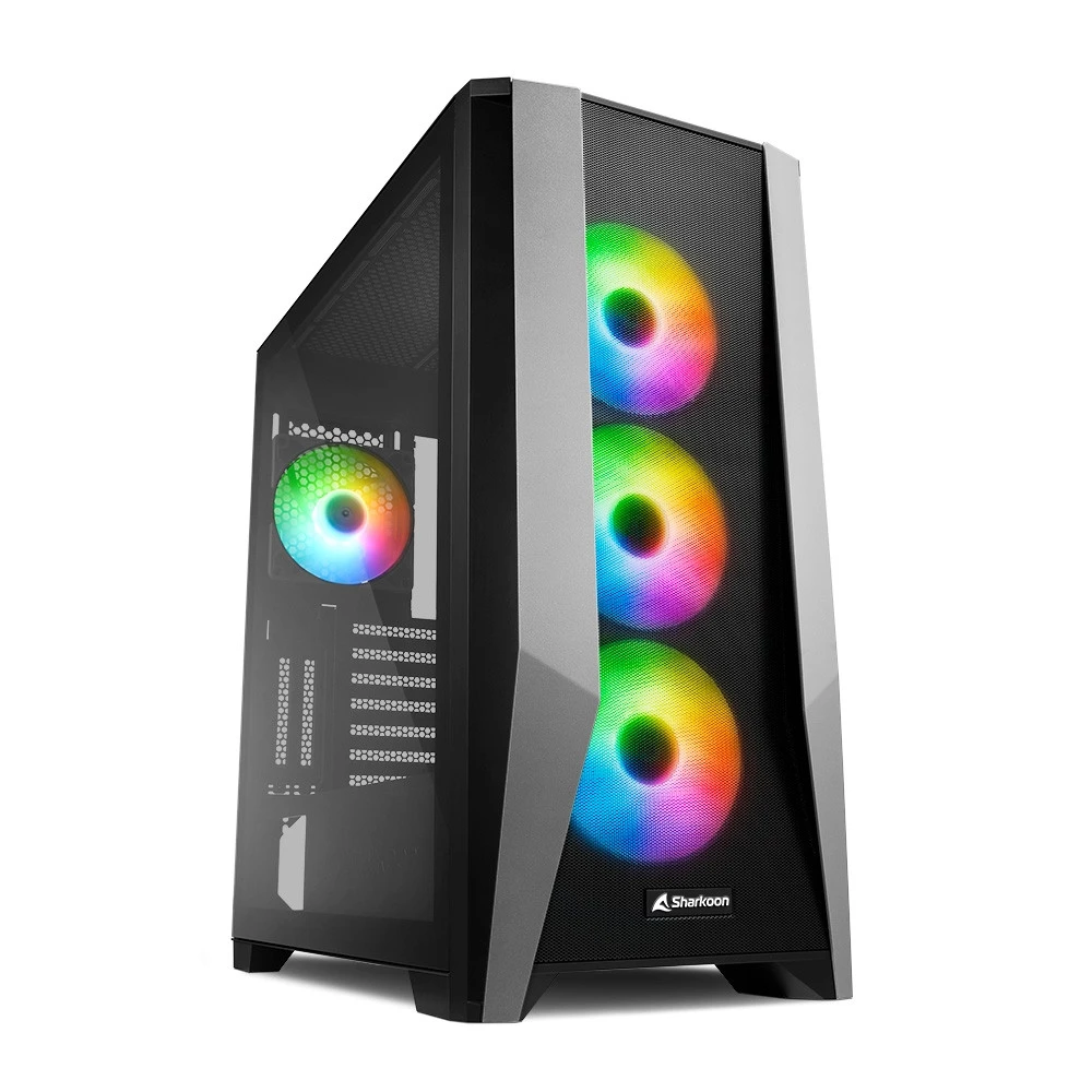 Корпус Sharkoon TG7M RGB, Black