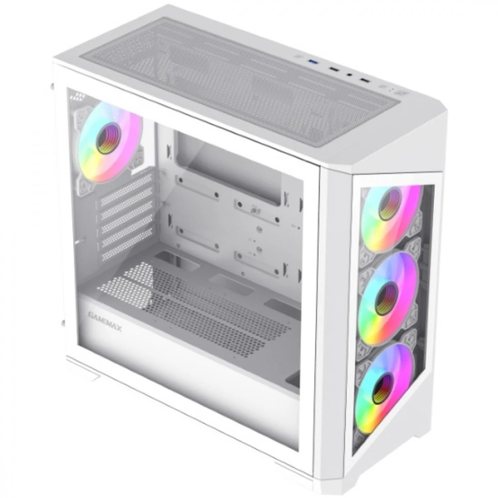 Корпус GameMax Destroyer TGW, White — 2