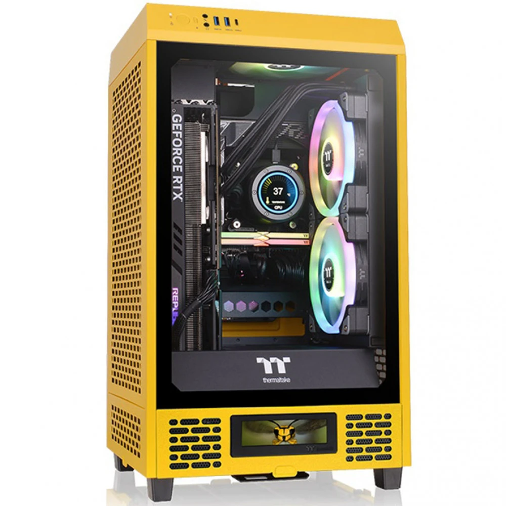 Корпус Thermaltake The Tower 200 Bumblebee, Yellow