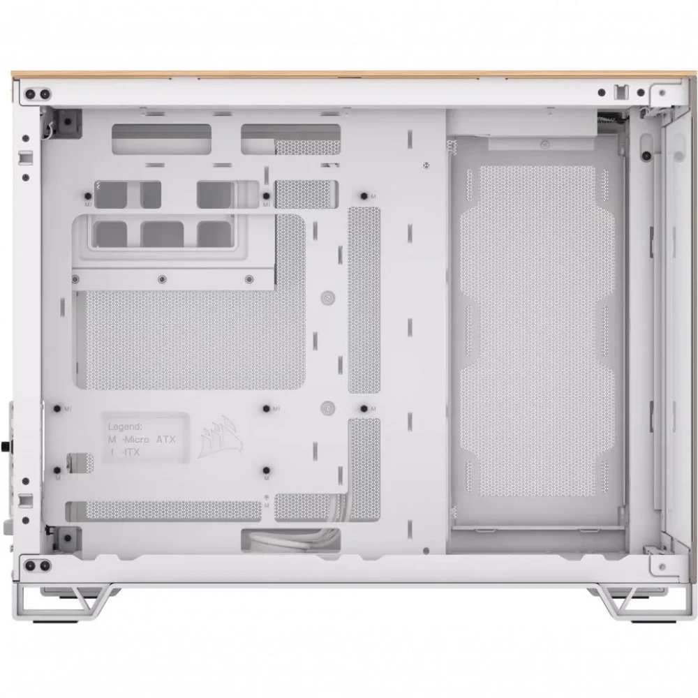 Корпус Corsair 2500X, White - Bamboo Wood — 5