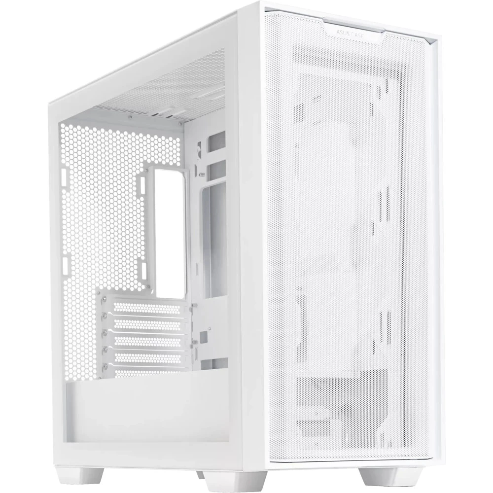 Корпус ASUS A21 Plus TG ARGB, mATX/mITX, белый — 4