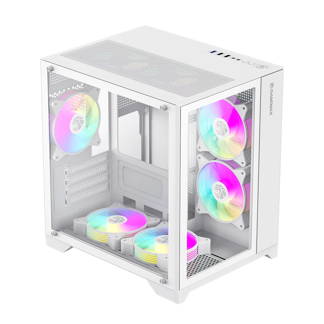 Корпус GameMax Infinity Mini WH, White — 2