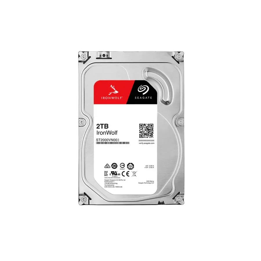 Жесткий диск Seagate IronWolf 2TB, SATA, 5900rpm