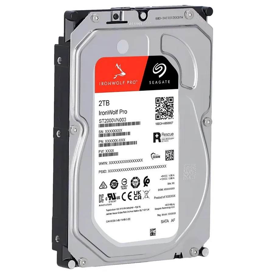 Жесткий диск Seagate IronWolf 2TB, SATA, 5900rpm — 2