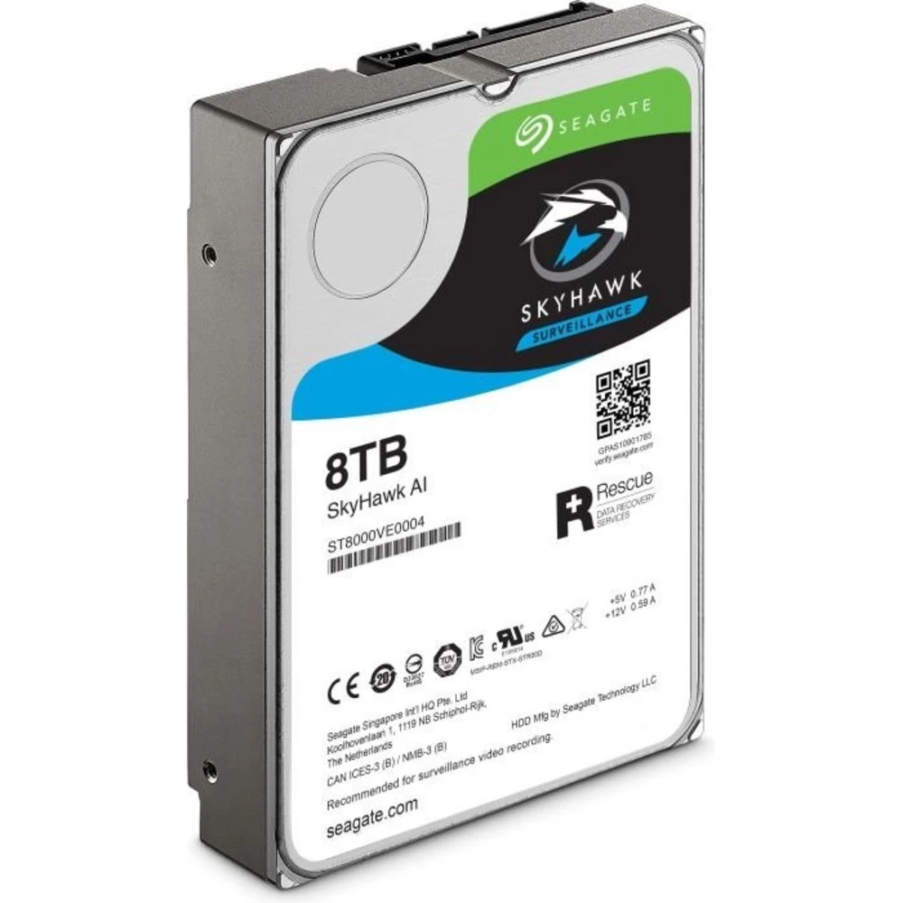 Жесткий диск Seagate SkyHawk AI 8TB, видеонаблюдение — 4