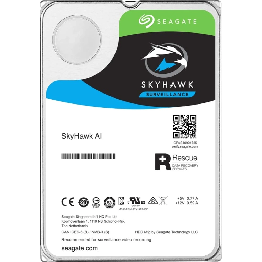 Жесткий диск Seagate SkyHawk AI 8TB, видеонаблюдение — 5