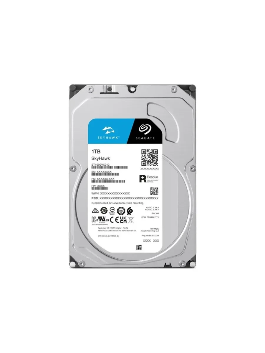 Жесткий диск Seagate SkyHawk 1TB, видеонаблюдение