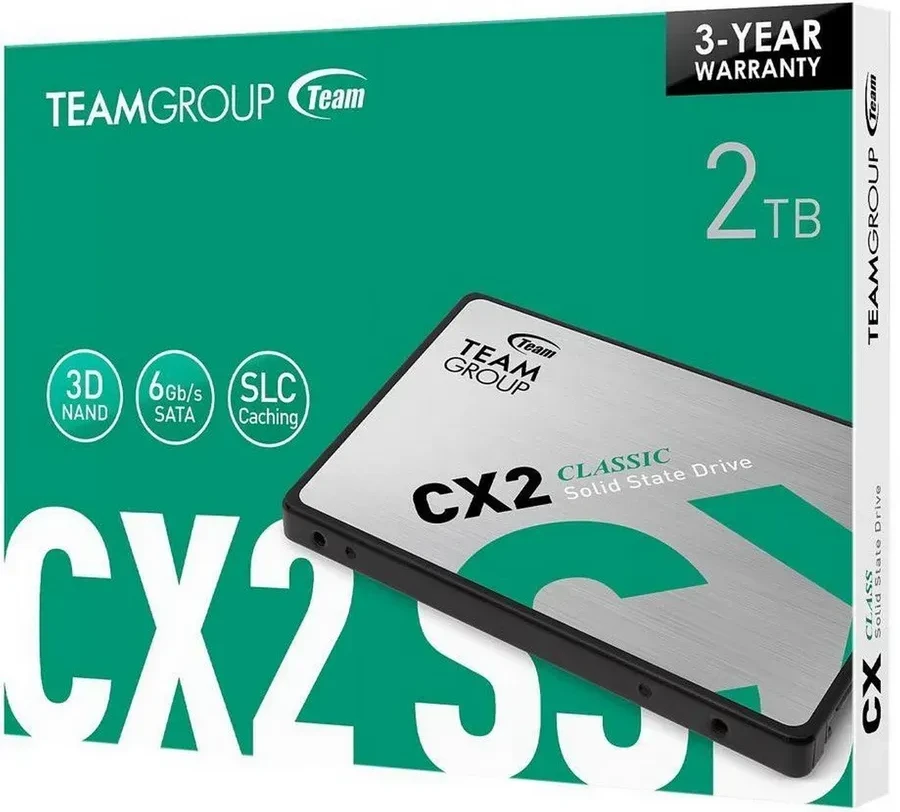 SSD накопитель SSD TeamGroup CX2 2.5" 2000GB SATA3