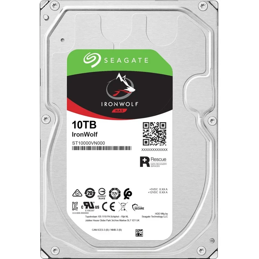 Жесткий диск Seagate IronWolf 10TB HDD 7200rpm 3.5" NAS
