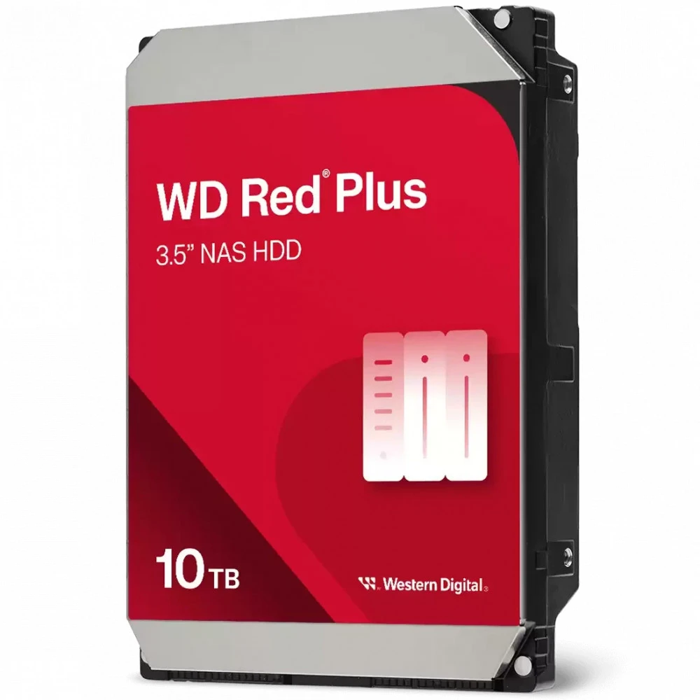 SSD накопитель HDD Western Digital RED Plus 10TB 3.5" SATA NAS — 2