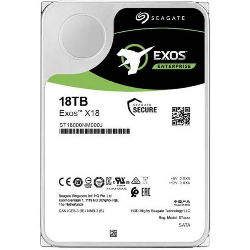 HDD Seagate EXOS X18 18TB 3.5" SATA корпоративный