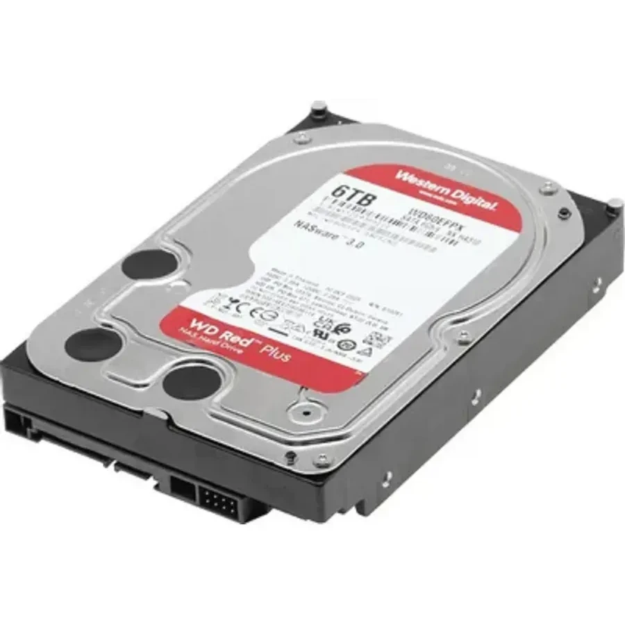 Жесткий диск WD Red Plus NAS, 6TB, SATA 6Gb/s, 5400rpm — 2