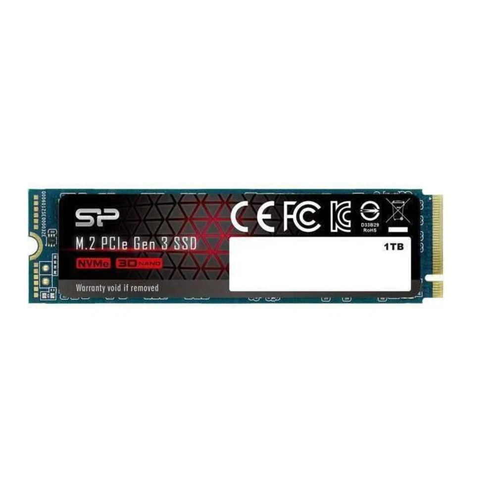 SSD накопитель SSD Silicon Power P34A60, 1TB, NVMe PCIe 3.0 — 3