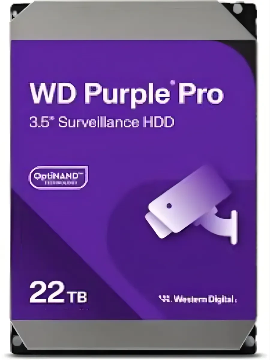 Жёсткий диск Western Digital Purple Pro, 22TB, 3.5", SATA III, 7200rpm, 512MB — 5