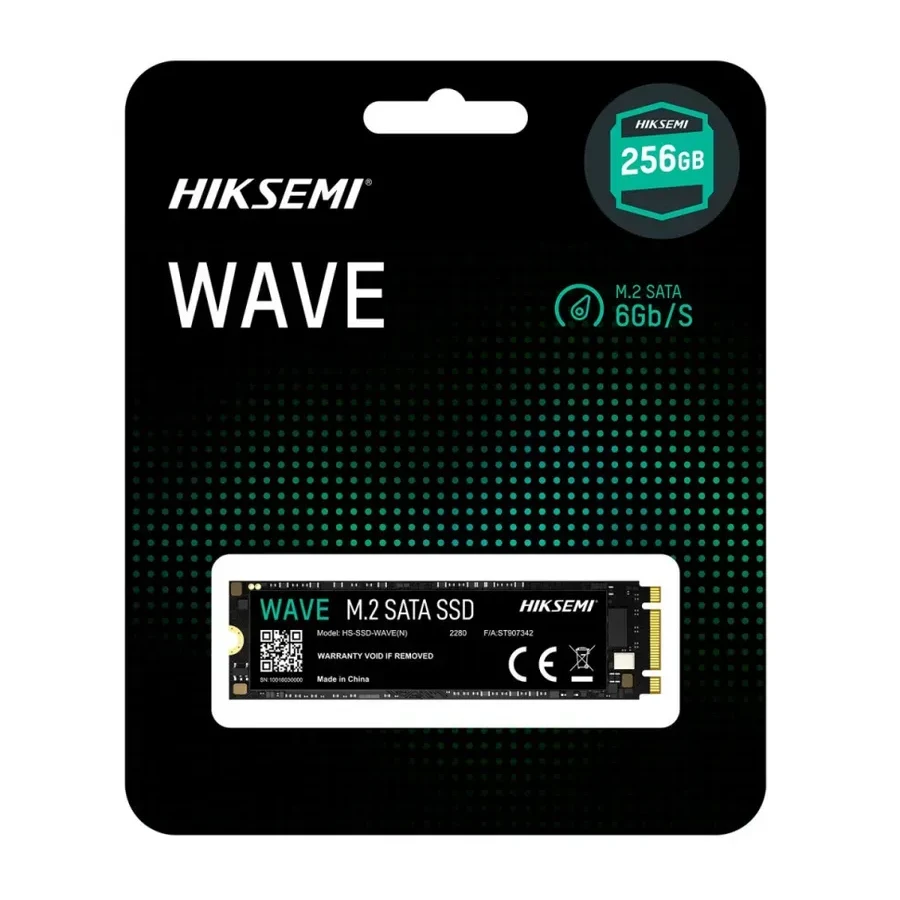 SSD накопитель SSD M.2 SATA Hiksemi WAVE, 256 GB, SATA 6Gb/s — 5