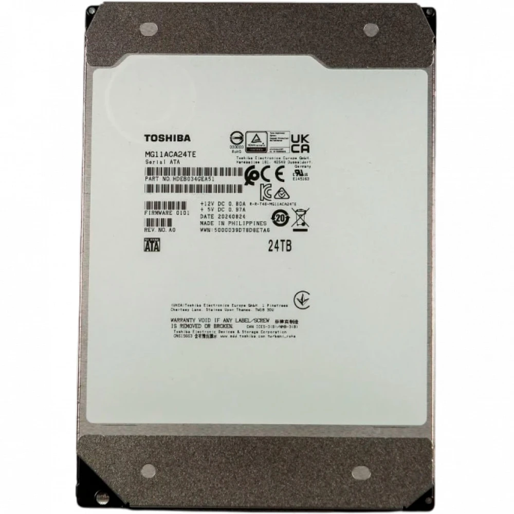 Накопитель Toshiba MG11 24TB SATA, 7200 RPM, 1024MB — 3