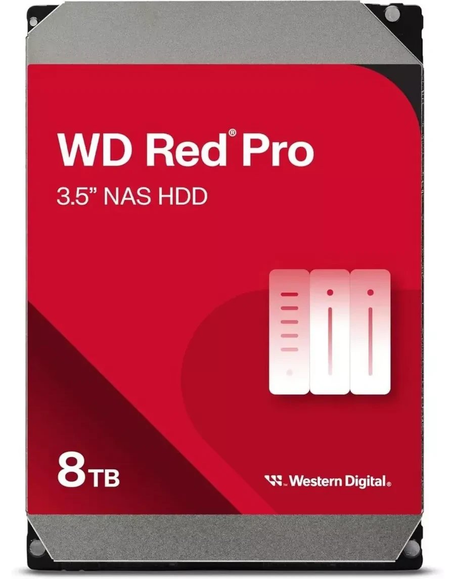 Накопитель WD Red Pro 8TB, 7200 RPM, 512MB, SATA