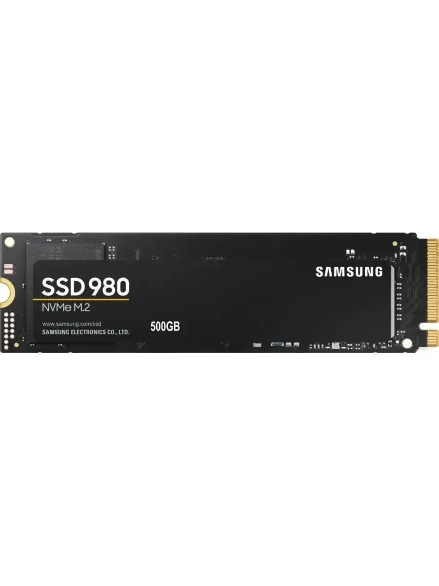 SSD накопитель Samsung 980 NVMe, 500GB, M.2, PCIe