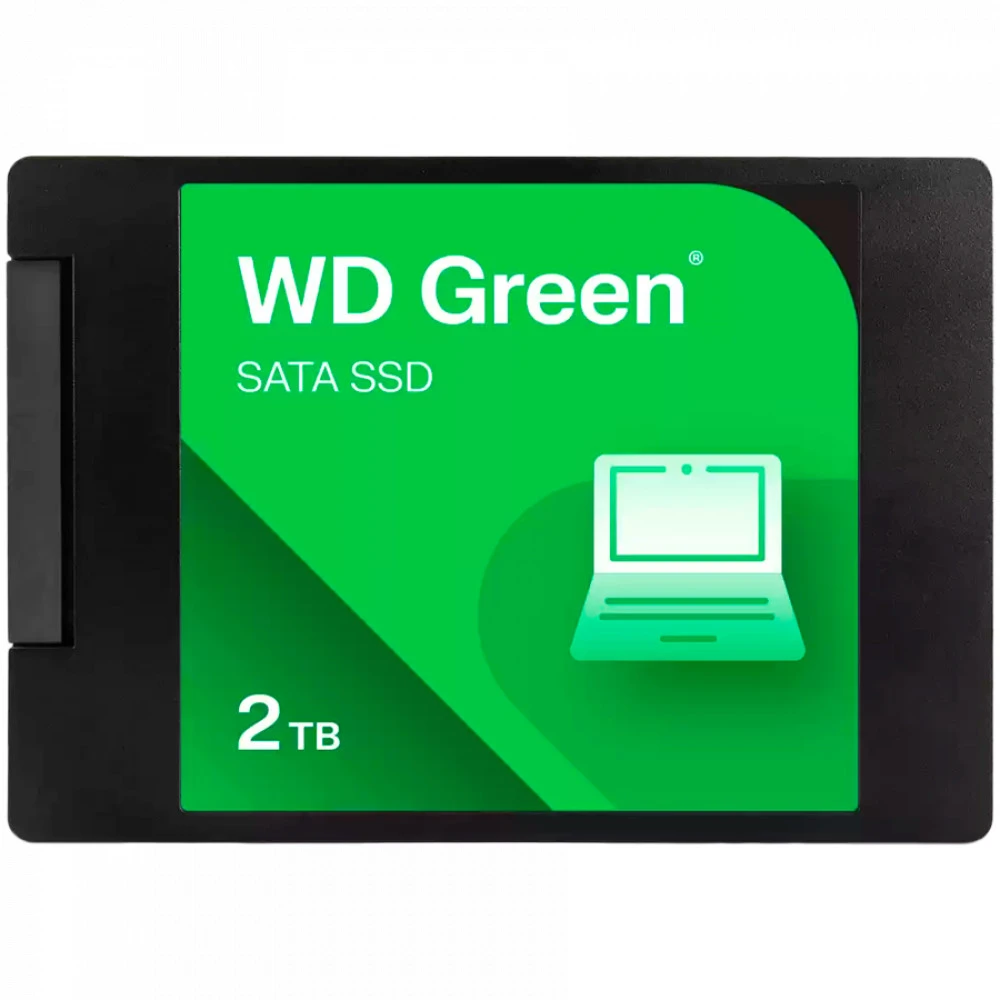 SSD накопитель SSD WD Green, 2TB, SATA, 2.5", 545MB/s — 2