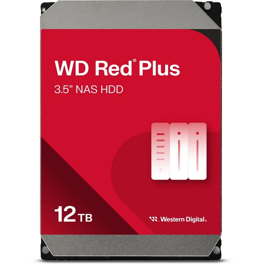 SSD накопитель Disk 12TB Western Digital RED Plus NAS, 7200rpm, 512MB