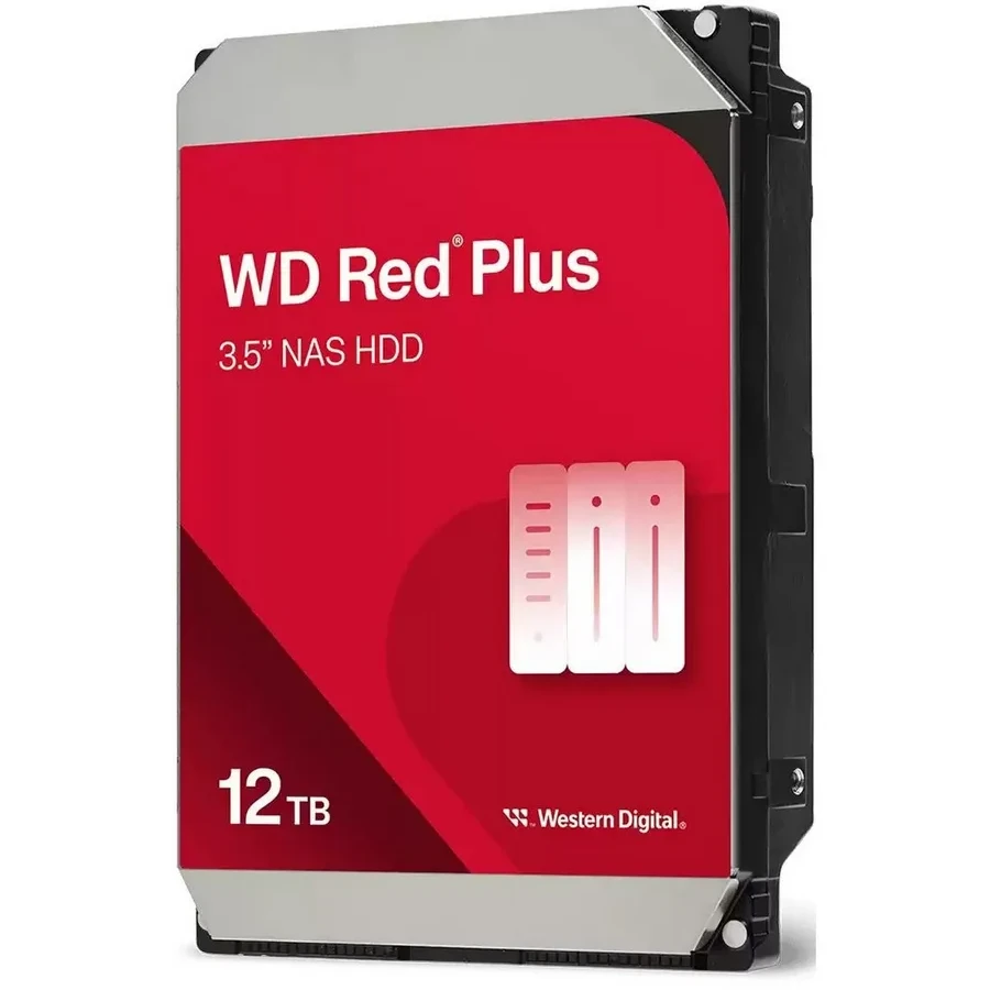 SSD накопитель Disk 12TB Western Digital RED Plus NAS, 7200rpm, 512MB — 2