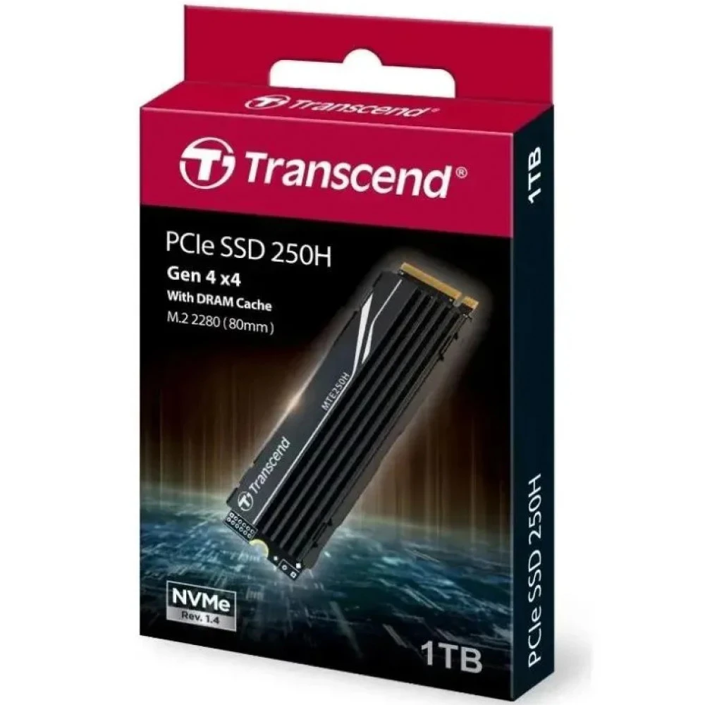 SSD накопитель SSD Transcend, 1TB, M.2 NVMe — 4