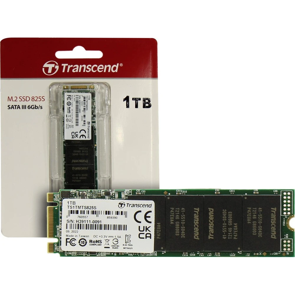 SSD накопитель SSD Transcend TS1TMTS825S 1TB, M.2 NVMe — 3