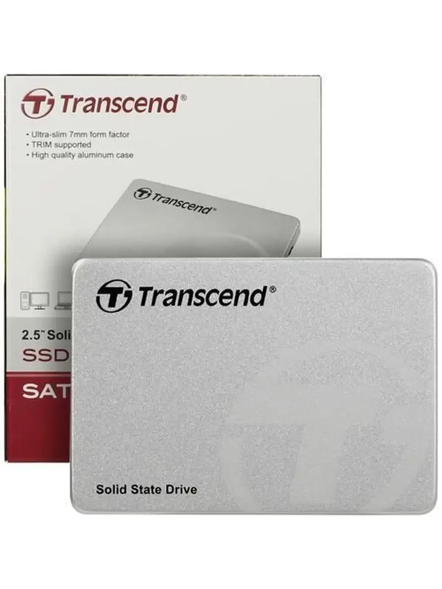 SSD накопитель SSD Transcend TS240GSSD220S 240GB, SATA3 — 2