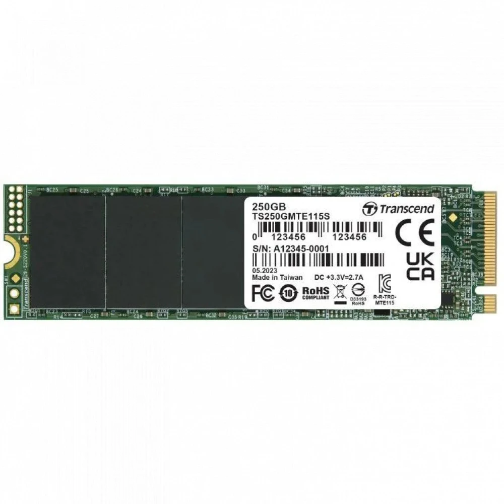 SSD накопитель SSD Transcend TS250GMTE115S 250GB, M.2 NVMe