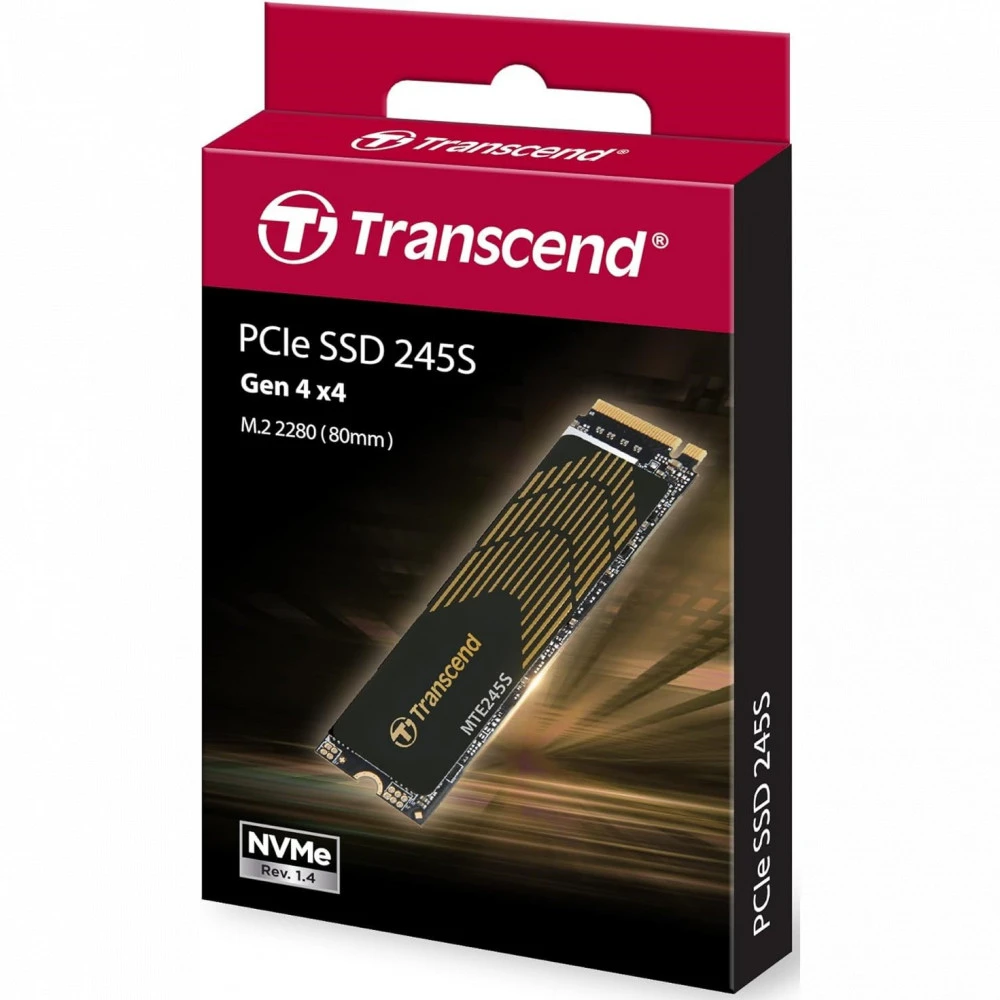 SSD накопитель SSD Transcend TS250GMTE245S 250GB, M.2 NVMe — 4