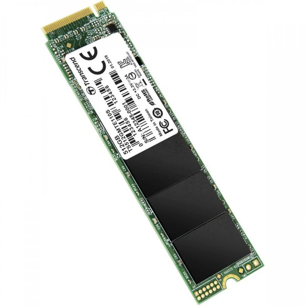 SSD накопитель SSD Transcend TS500GMTE115S 500GB, M.2 NVMe — 4