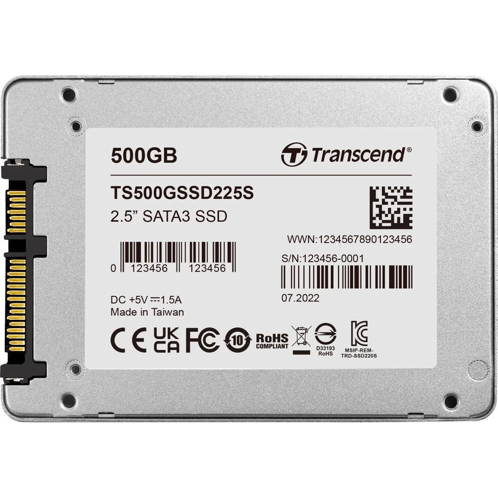 SSD накопитель SSD Transcend TS500GSSD225S 500GB, SATA3 — 4