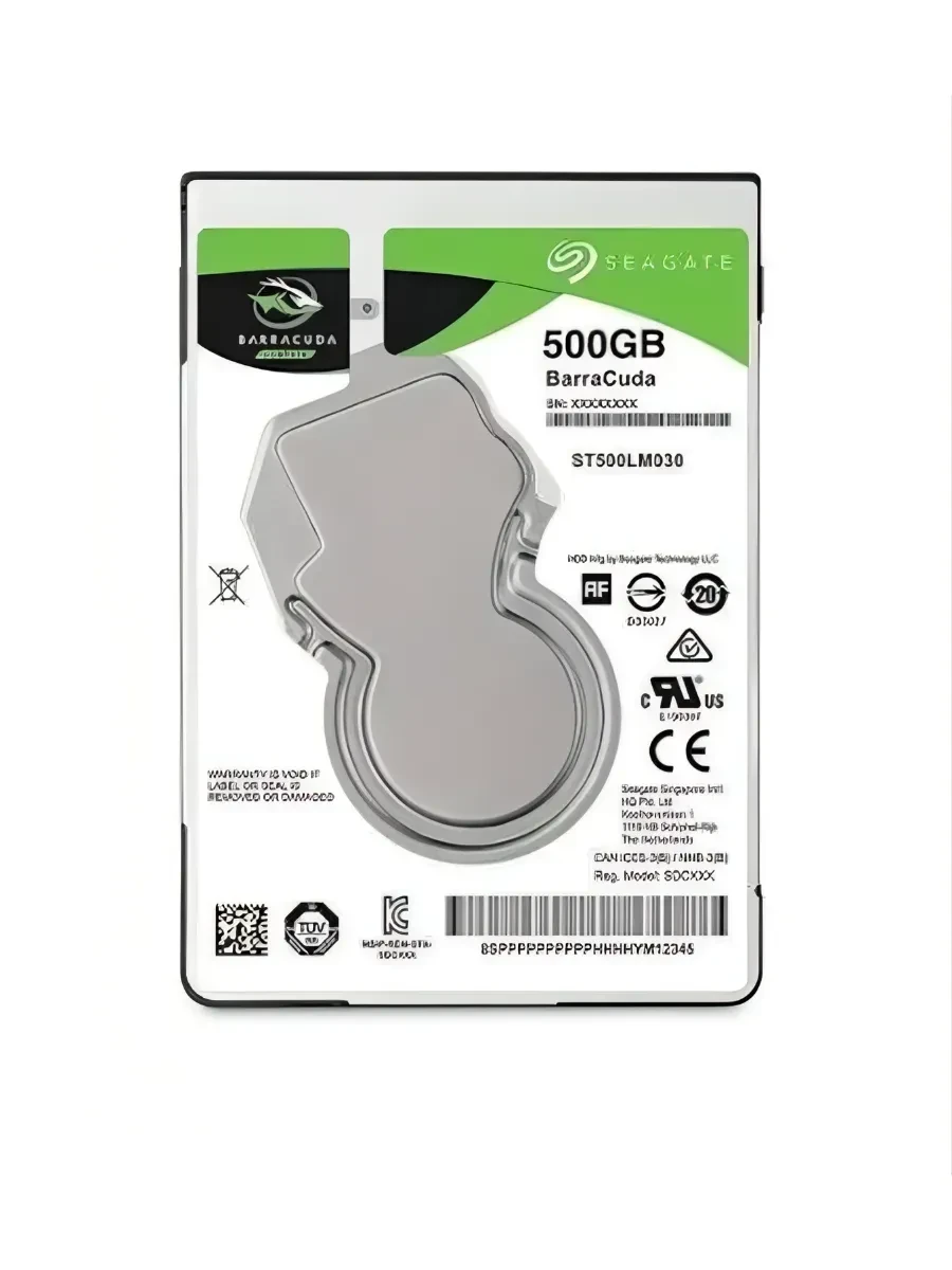 SSD накопитель SEAGATE HDD Mobile Barracuda Guardian (2.5'/ 500GB/ SATA 6Gb/s/ rmp 5400)