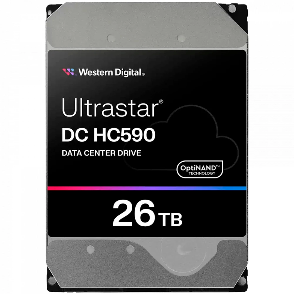 SSD накопитель HDD Server WD/HGST ULTRASTAR DC HC590 (3.5’’, 26TB, 512MB, 7200RPM, SATA 6Gb/s, 512E SE NP3) SKU: 0F65672 — 3