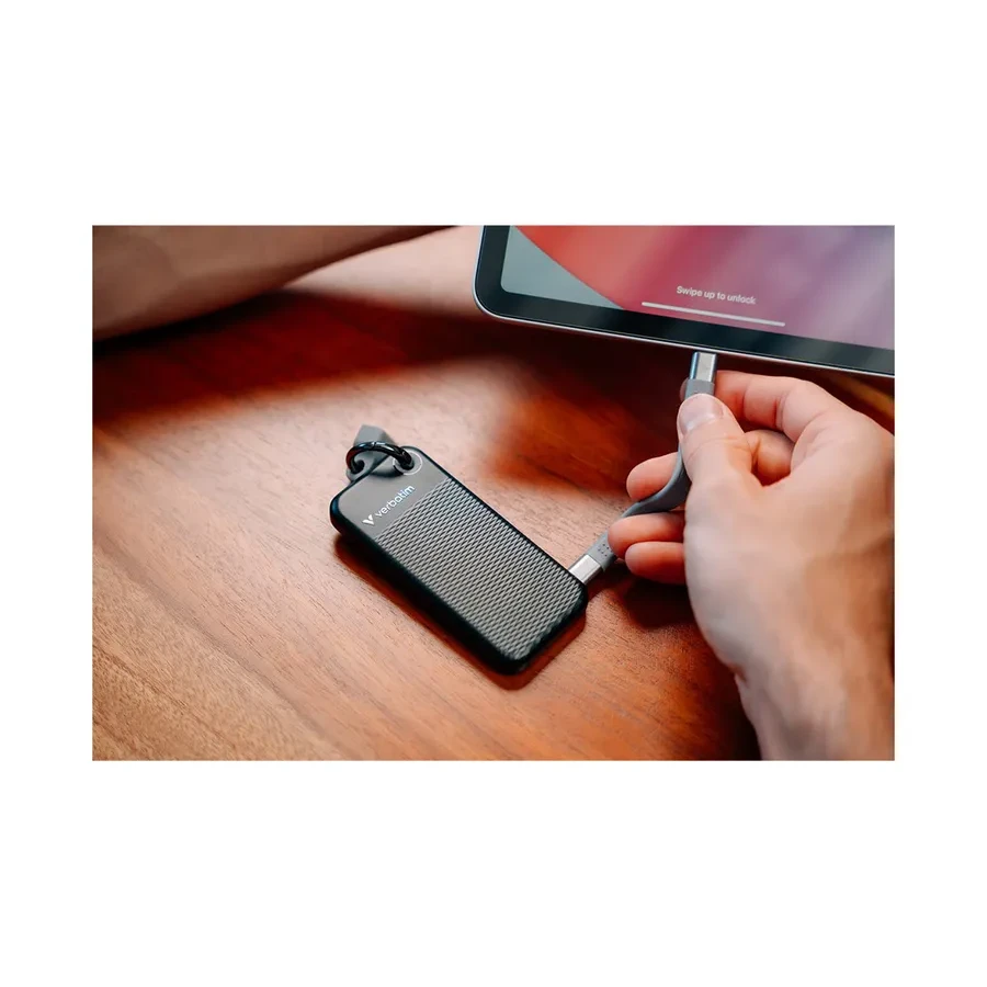 Внешний SSD Verbatim Pocket SSD 1TB USB-C — 3