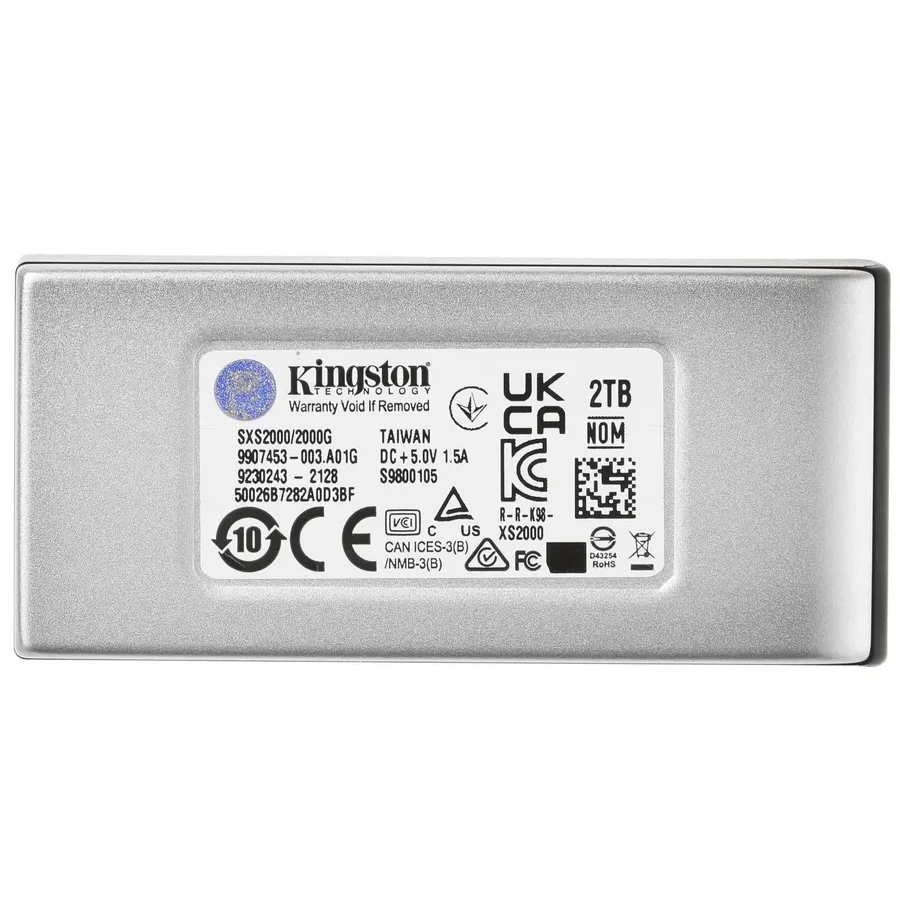 Внешний SSD диск 2Tb, Kingston SXS2000/2000GA, USB 3.2 Gen2x2, 2000R/2000W, кабель USB-C — 4