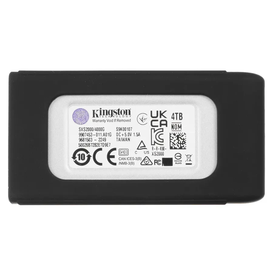 Внешний SSD диск 4Tb, Kingston SXS2000/4000GA, USB 3.2 Gen2x2, 2000R/2000W, кабель USB-C — 4