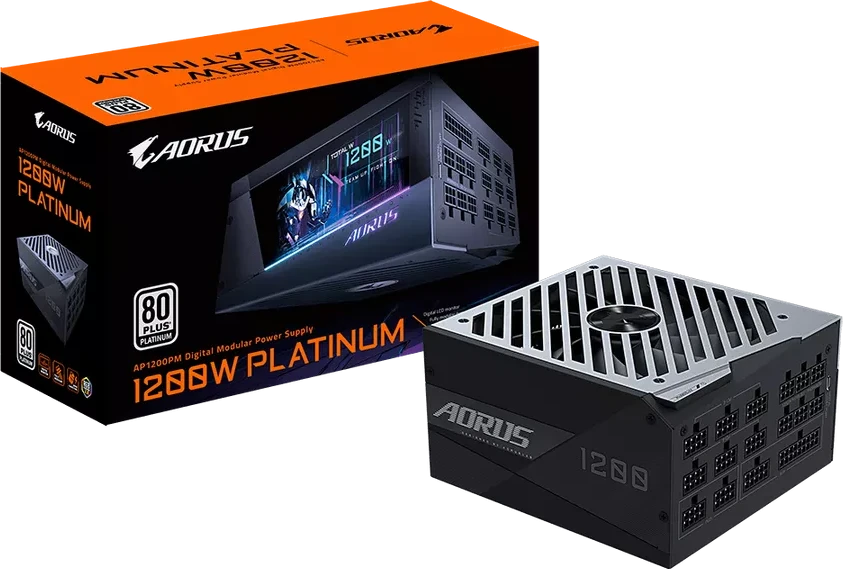 Блок питания Gigabyte AORUS P1200W, 80+ Platinum, модульный
